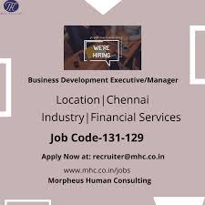 Coordinate with internal staff, clients, vendors, and others to establish needs for events, and serve as liaison to senior level executives. We Are Looking For Business Development Executive Manager Financial Services Industry I Financial Services Business Development Effective Communication Skills