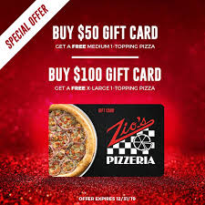 We've got you covered let mod help you make shopping easy… all year long. Give The Gift Of Pizza With Zio S Pizzeria Gift Cards