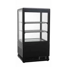Vitrine réfrigérée à poser de table. Vitrine Refrigeree A Poser Noire 58 Litres Achat Vitrines Refrigeree A Poser