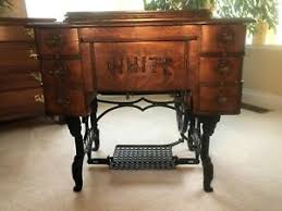 Check spelling or type a new query. White Sewing Cabinet In Antique Sewing Machines For Sale Ebay
