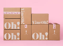Vine Oh Identity Mindsparkle Mag Subscription Box Design Packaging Design Inspiration Box Packaging Design