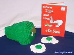 Green Eggs And Ham Full Green Eggs And Ham Lego Sculptures Green Eggs
