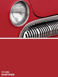 Heartthrob Sw 6866 Red Paint Color