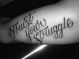 Trust your struggle and wing chest tattoo. Pin By Christian On Tattoo Tattoo Quotes Tattoos Trust Yourself