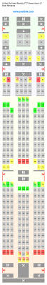 United Airlines Boeing 777 Three Class V2 777 Seat Map