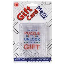 Give a bed bath & beyond gift card. Gift Card Maze Puzzle Temptation Gifts