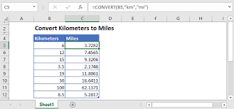 Convert 1.3 miles to kilometers | convert 1.3 mile to km with our conversion calculator and conversion table. Convert Kilometers To Miles In Excel Google Sheets Automate Excel