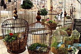 Decorative birdcages for the home & garden. Repurposed Bird Cages Outdoor Decorating Recycled Things Image 3786290 On Favim Com