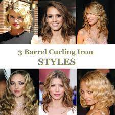 3 Barrel Curling Iron Styles Barrel Curls Curling Iron Short Hair Barrel Curling Iron