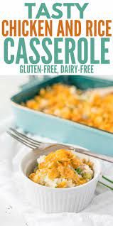 Drizzle over 150ml water, and stir in quickly with a cutlery knife to form a light dough. Tasty Chicken And Rice Casserole Gluten Free Dairy Free