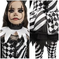 Amazon.com: Spooktacular Creations תחפושת ליצן מרושע לבנות