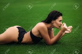 Short haired mixed desi sistato king bbc. Young Sexy And Beautiful Brunette Fitness Girl In Black Swimsuit Stock Photo Picture And Royalty Free Image Image 71831027