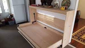 Twin Size Easy Diy Murphy Wall Bed Hardware Kit Horizontal Wall Mount Murphy Bed Diy Murphy Wall Beds Bed Hardware