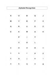 Alphabet mastery at its finest! English Worksheets Alphabet Recognition