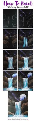 Waterfall Painting Step By Step Painting Tutorial For Beginners Learn how to draw realistic waterfalls in this tutorial, featuring the ledgefalls system in which waterfalls and water features such as this one are actually built. waterfall painting step by step
