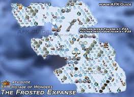 The Frosted Expanse Map Peaks Of Time Wandering Balloon Afk Balloons Map