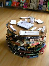 Books Coffee Table Diy Vintage Books Book Furniture Recycled Books