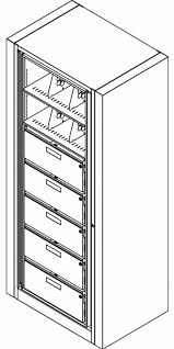 Rotary File Cabinet Starter Unit Legal Size 7 Openings 5 Drawers Per Side 45 1 2 W X 31 D X 82 1 2 H Da Xlg Fs1 S7 Rotary Cabinets Rotary Cabinets Assembled With Drawers Aads Office Solutions