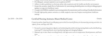 Certified Nursing Assistant Resume Writing Guide 12