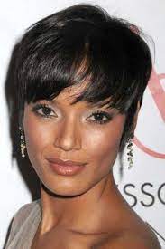 Cute Short Hairstyles For Black Women Over 40 Short Hair With Bangs American Hairstyles Hair Styles