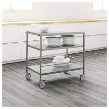 Har ett litet kök och behöver diskutrymme? Flytta Kitchen Trolley Stainless Steel Ikea Hong Kong And Macau