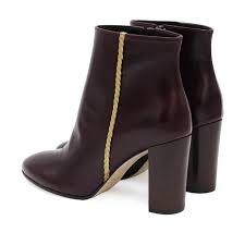 Uniquement avec les meilleurs cuirs italiens. Bottines A Talon Femme Cuir Bordeaux Fabriquees Main Jules Jenn