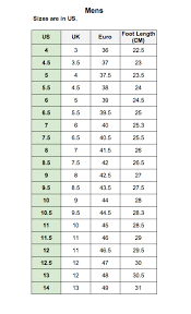 Kids Foot Locker Size Chart Bedowntowndaytona Com