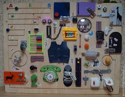 Busy Board For Toddler Panneaux Sensoriels Tableau D Activite Tableau Sensoriel