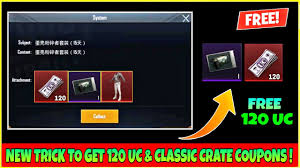 Pubg mobile online generator can be used to get unlimited fpubg mobile uc on your game account. New Trick To Get 120 Uc Classic Crate In Pubg Mobile How To Get 120uc In Pubg Midasbuy Offer Youtube