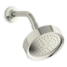 Purist 2 5 Gpm Single Function Wall Mount Shower Head With Katalyst Air Induction Spray Kohler Shower Heads Kohler Purist Shower Heads