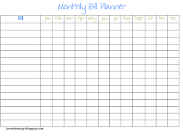 72 Meticulous Bill Chart Template Free