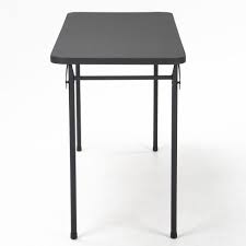 Table Hobby Craft Work Folding Legs Tables 4 Foot Portable Lightweight Black Cosco Folding Table Outdoor Table Tops Cosco