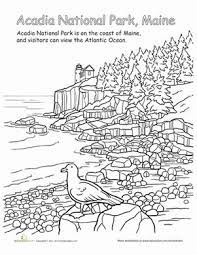Other bits of acadia are scattered on smaller nearby islands and on a peninsula jutting from maine's shoreline. Acadia National Park Worksheet Education Com National Parks Acadia National Park American National Parks