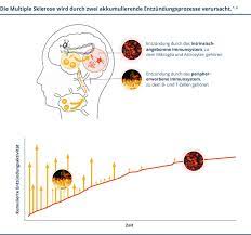Durch die zerstörung von markscheiden und nervenzellen im bereich des zentralen nervensystems kommt es zu . Phanotypen Arten Verlauf Ms Pathophysiologie Entzundungsprozess