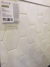 Use your imagination for something creative. Natural Hues 3x6x8 El Hex Daltile Elongated Hexagon Tile White Drdtile Beadboard Backsplash Herringbone Backsplash Tin Backsplash
