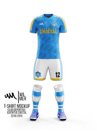 Pin On Football Shirt Mockup