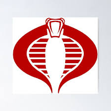 Póster for Sale con la obra «Storm Shadow Cobra Logo Gi Joe» de AJ Liber |  Redbubble