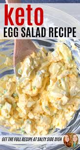 Keto Egg Salad With Dijon Mustard And Chopped Green Onions Is A Simple And Healthy Egg Salad Base Perfect For A L In 2020 Keto Egg Salad Egg Salad Healthy Fruit Salad