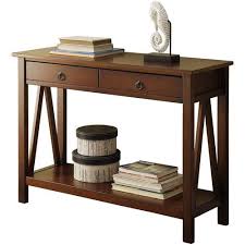 Linon Titian Console Table 31 Inches Tall Multiple Colors Walmart Com In 2020 Console Table Foyer Decorating Oak Console Table