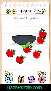 We did not find results for: Brain Test Level 53 We Need 9 Apples Answer Daze Puzzle