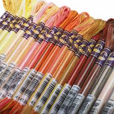 Number of colors used in this chart: Original Dmc Variegated Emrboidery Floss Gradient Variation Embroidery Cross Stitch Thread 8 Meters Size 25 20 Colors Per Set Floss Aliexpress