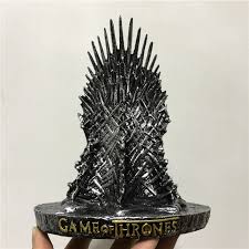 Iron Throne Game Of Thrones Desk Figure Model Sword Chair Song Of Ice And Fire Collective Christmas Resin Process Gift 17cm