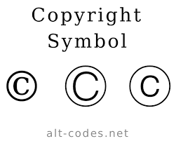 On a phone keypad, it is commonly referred to as star. Copyright Symbol