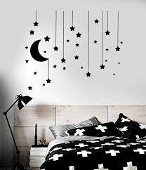 Vinyl Wall Decal Stars Crescent Moon Dream Bedroom Ideas Stickers Ig4833 Products Bedroom C Wall Decor Bedroom Bedroom Wall Designs Bedroom Wall Paint