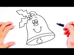 رسومات بالرصاص رسم جرس للاطفال رسم سهل تعليم الرسم للأطفال how to draw a bell youtube peace gesture okay gesture peace