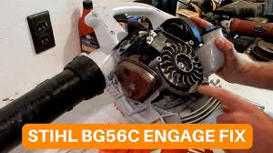 Find great deals on ebay for stihl bg 55 leaf blower parts. Stihl Bg56c Engage Spring Fix Youtube