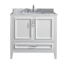 Ove Decors Claire 36 W X 21 D White Bathroom Vanity Cabinet At Menards