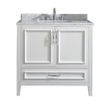Shop this collection (960) ashland 37 in. Ove Decors Claire 36 W X 21 D White Bathroom Vanity Cabinet At Menards