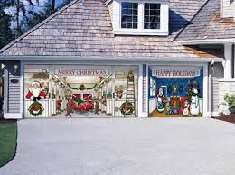 Merry Christmas Festive Garage Door Magnets Garage Door Christmas Decorations Christmas Door Decorations Garage Door Decor