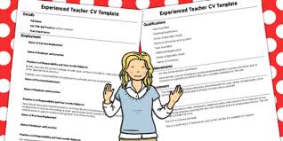 This guide includes 3 teacher cv examples and everything you need to know the write a great teacher cv. Experienced Teacher Cv Template Teacher Made